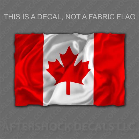 Canada Flag Sticker - Aftershock Decals