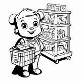 Premium Vector  Black And White Cartoon Illustration Of Little Girl sketch template