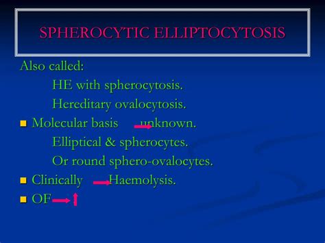 PPT - Red cell Membrane Disorders Hereditary Spherocytosis PowerPoint Presentation - ID:374318