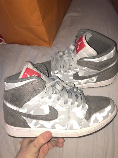 Nike Reflective Gray Camo Nike Air Jordan 1 | Grailed