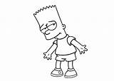 Bart coloring Pages sketch template