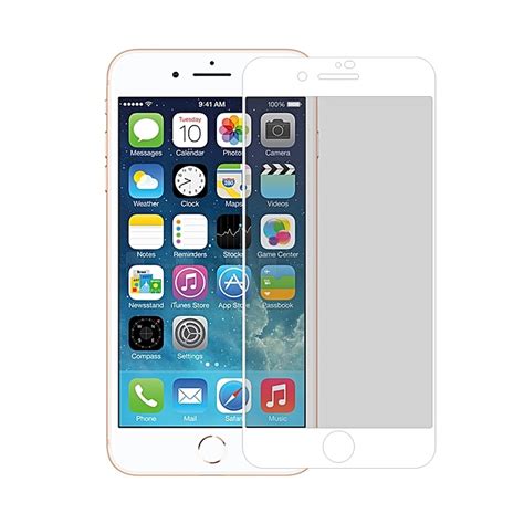 Apple iPhone 8 Plus 10D Privacy Screen Protector ( White )