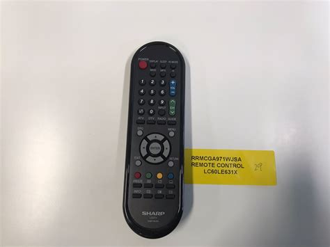 Sharp TV Remote Control RRMCGA971WJSA | QC Electronics