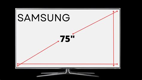 Samsung 75 inch TV Dimensions | Decortweaks