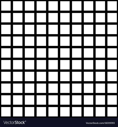 Simple seamless square grid pattern background Vector Image