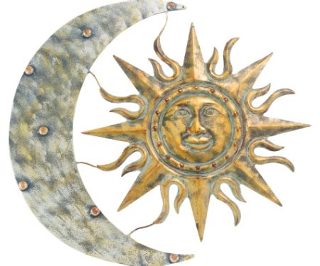 Aztec Sun & Moon Wall Art 26"W x 24"H - W22 8415