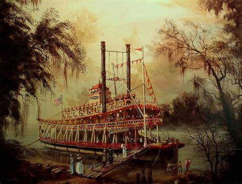 Daybreak On The River Painting by Tom Shropshire