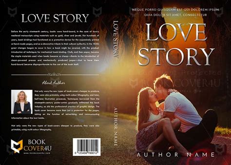 Romance Book cover Design - Love Story