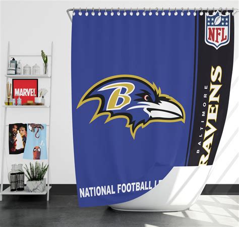 NFL Baltimore Ravens Shower Curtain