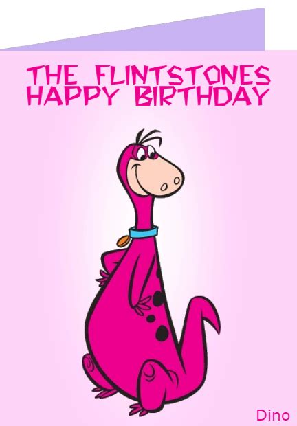 Flintstones - Dino Birthday ecards