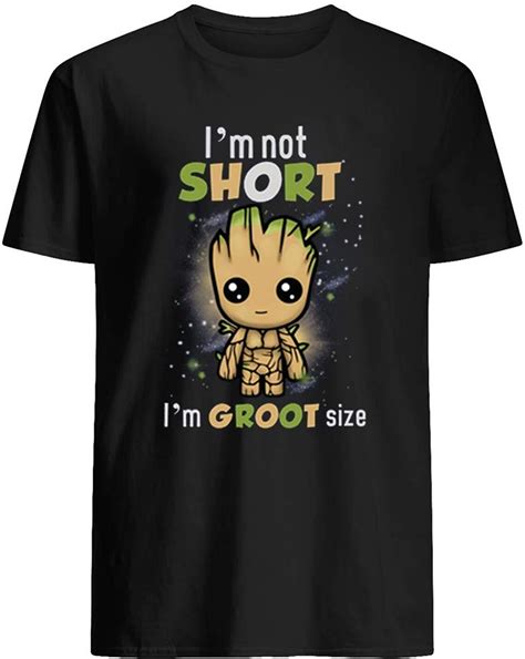 Cute Baby Groot Quote I'm not Short I'm Groot Size | Etsy