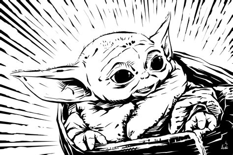 ArtStation - Baby Yoda / Grogu Fan Art