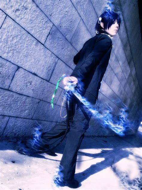 Rin Okumura, Blue Flames Cosplay - Blue Exorcist by K-I-M-I on DeviantArt