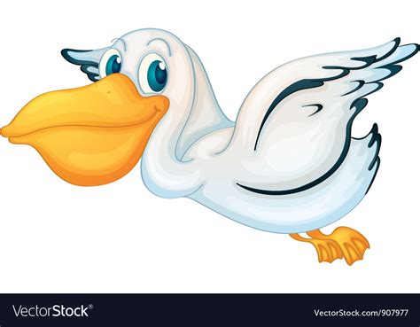 Animated pelican Royalty Free Vector Image - VectorStock