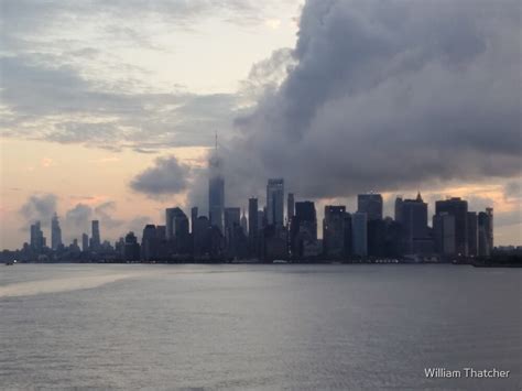 "New York city in the clouds " by William Thatcher | Redbubble