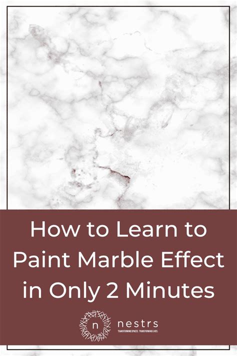 How to Learn to Paint Marble Effect in Only 2 Minutes | Nestrs