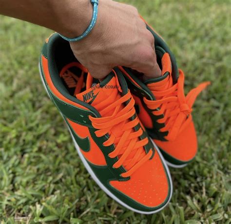 Nike Dunk Low Miami Hurricanes DD1391-300 Release Date | SBD