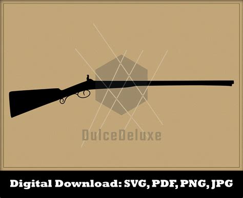 Dxf Shotgun Svg Png Gun Svg Shotgun Files for Cricut Cut Files For Silhouette Double Barrel ...