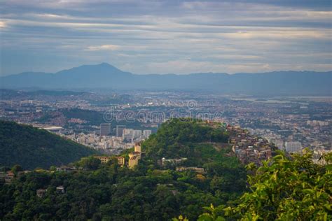 Aerial View of the Favelas and the City of Rio De Janeiro Stock Photo - Image of favela, janeiro ...