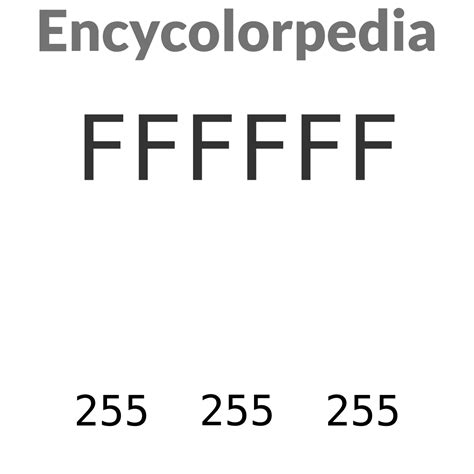 White / #ffffff / #fff Hex Color Code in 2021 | Hex colors, Hex color codes, Cloverdale paint