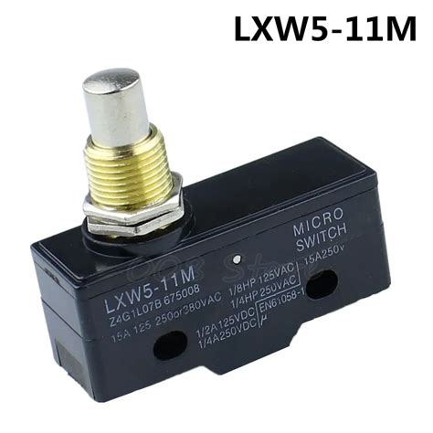 Limit Switches TM-1300 AC380V 15A SPDT 1NO+1NC Snap Action Plunger ...