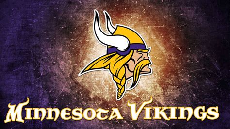 Download Minnesota Vikings Primary Logo Wallpaper | Wallpapers.com