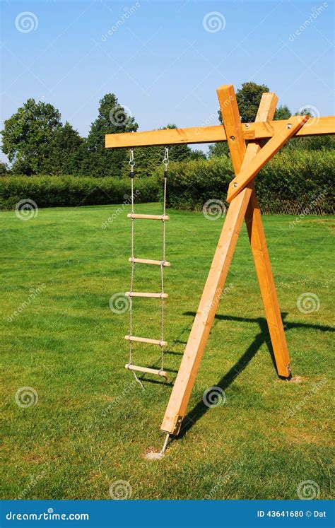 Rope ladder stock photo. Image of climbing, elements - 43641680