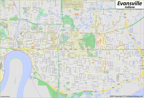 Evansville Map | Indiana, U.S. | Discover Evansville with Detailed Maps