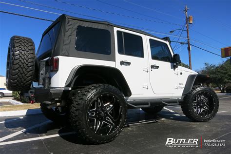 Jeep Wrangler with 22in Fuel Full Blown Wheels exclusively from Butler ...