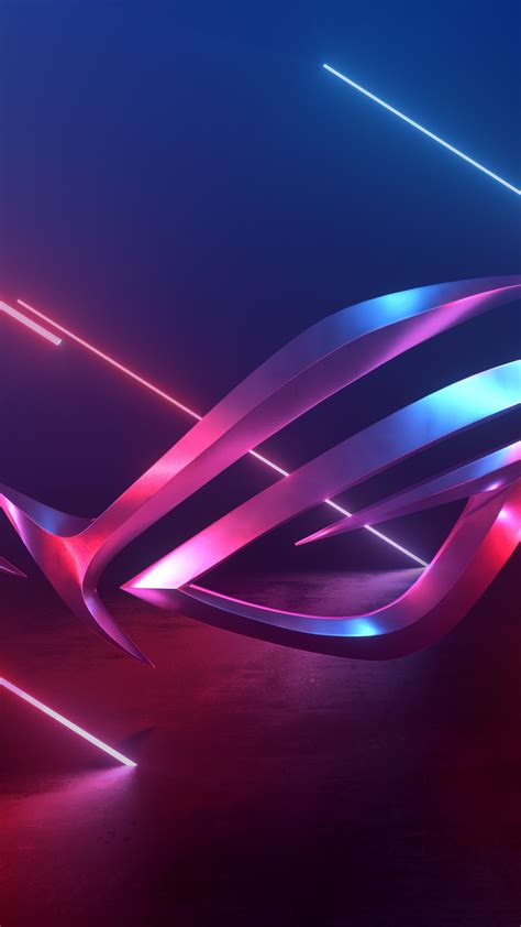 ASUS ROG Wallpaper 4K, Neon background