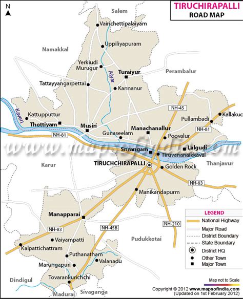 Where Is Trichy In India Map - United States Map