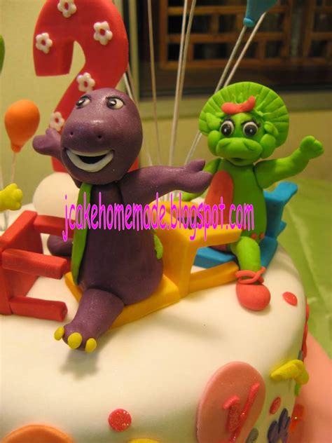 Jcakehomemade: Barney and friends theme cake