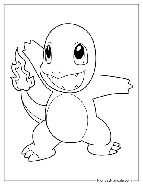 20 Charmander Coloring Pages (Free PDF Printables)