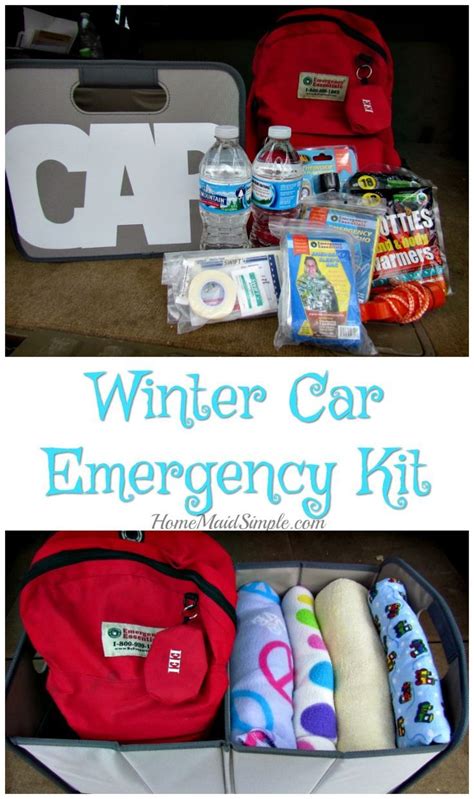 Be prepared this winter with a car emergency kit! Here's everything you need. ad | Winter ...