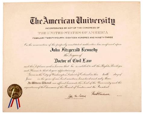 Honorary Doctorate of Law Degree for American University – All ...