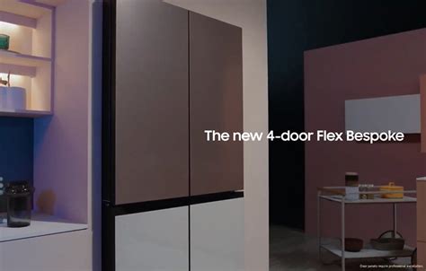 Samsung's new Bespoke refrigerator comes with four doors, pastel ...