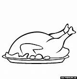 Thanksgiving Coloring Pages Food sketch template
