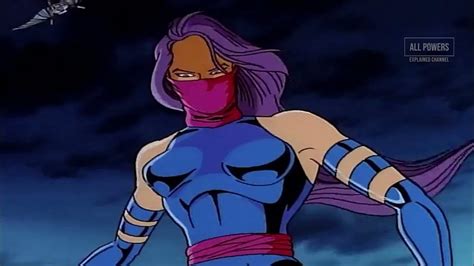 Psylocke - All Powers from X-Men The Animated Series - YouTube