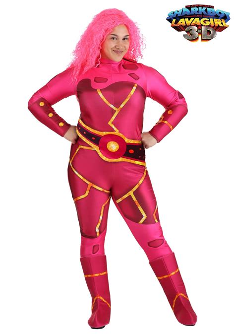 Plus Size Women's Lava Girl Costume