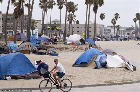 California's Venice Beach where Paul Hogan lives becomes a homeless ...