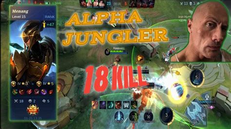 Alpha Mobile Legends gameplay tutorial for up to 18 kills # ...