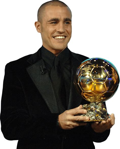 Fabio Cannavaro Ballon d’Or 2006 Awards football render - FootyRenders