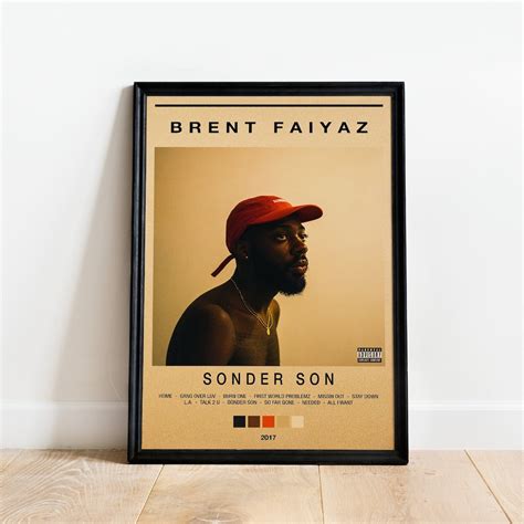 Brent Faiyaz sonder Son Album Poster Multiple - Etsy