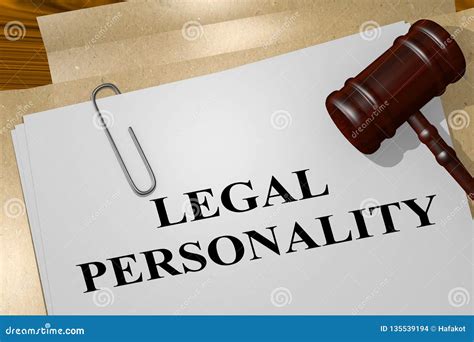 LEGAL PERSONALITY concept stock illustration. Illustration of international - 135539194