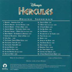 Disney's Hercules Original Soundtrack | 0946 3 51030 2 1 - VGMdb