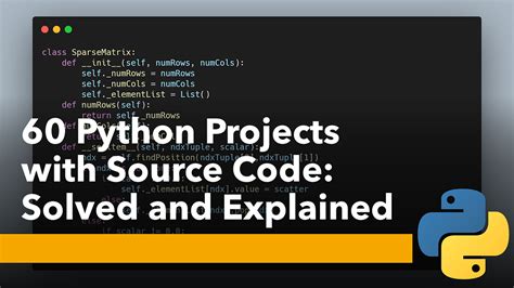 60 Python Projects with Source Code | by Aman Kharwal | Coders Camp ...