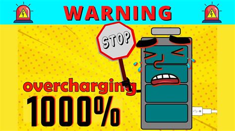 1000% OVERCHARGING WARNING !!! Low Battery Animation ☢💣 - YouTube