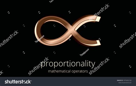 Proportional Symbol Mathematical Operators Sign Illustration Stock Illustration 1979303156 ...