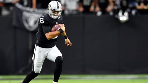 Marcus Mariota injury update: Raiders place backup quarterback on ...