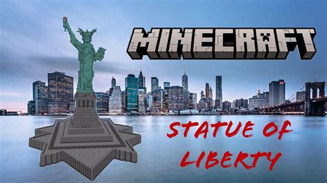 Building the Statue of Liberty in Minecraft - YouTube